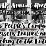 Upcoming Event! MCHR Annual Meeting – Poor People’s Campaign: Lessons Learned and Looking to the Future