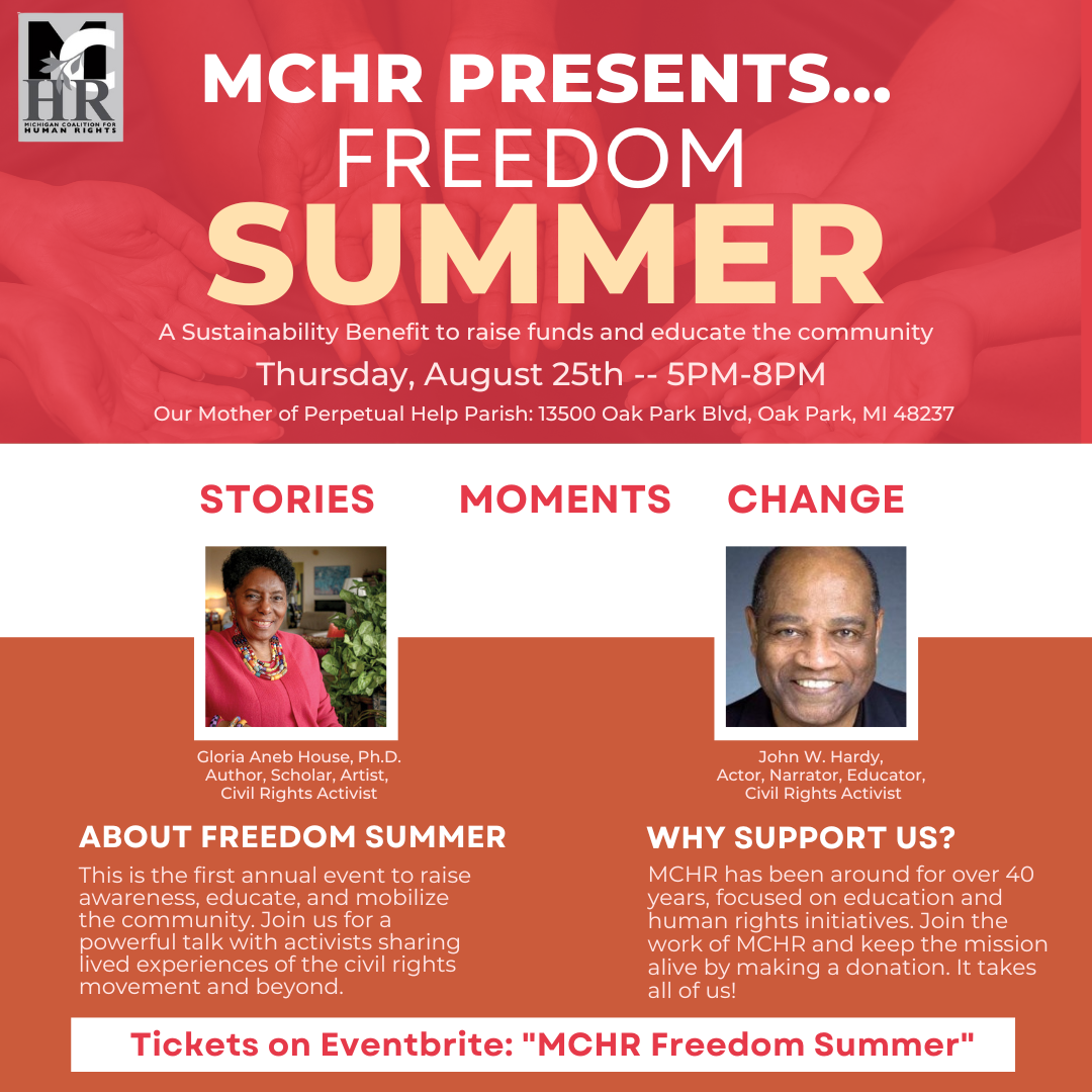 Freedom Summer Storytelling, Activism, Movement Michigan Coalition